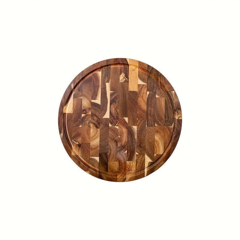 Acacia Wood Serving Platter Food Safe Charcuterie Board for Food Preparation