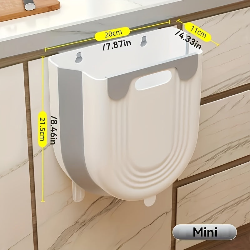 Bukiladigan axlat qutisi - chidamli PP plastmassa, avtomobil va uy uchun joyni tejovchi dizayn