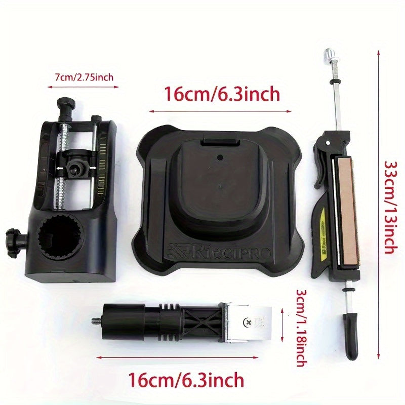 Afilador de cuchillos Pro III para chefs sistema profesional de cocina 4 piedras de afilar