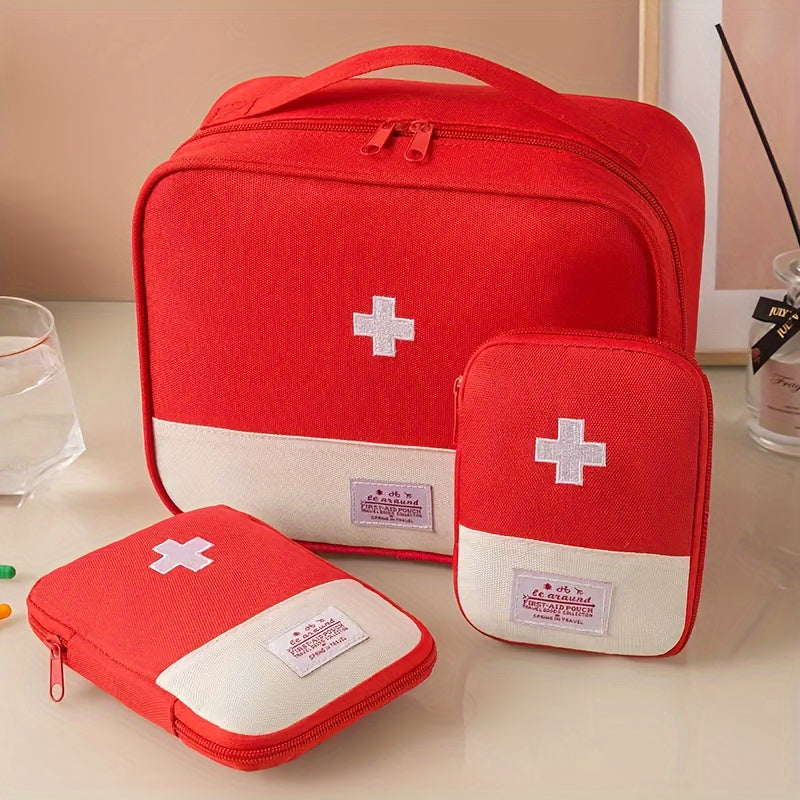 Portable Medicine Organizer Bags for Travel, Emergency, and Gift Use