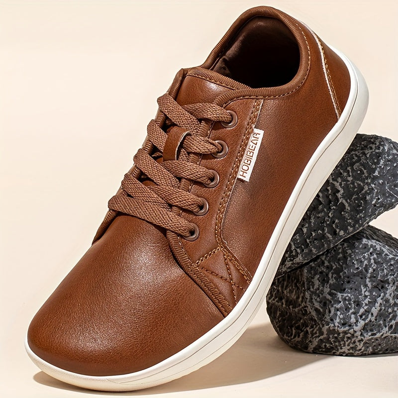 Minimalist Barefoot Sneakers for Men and Women with Wear-Resistant Rubber Sole and Breathable Microfiber Upper