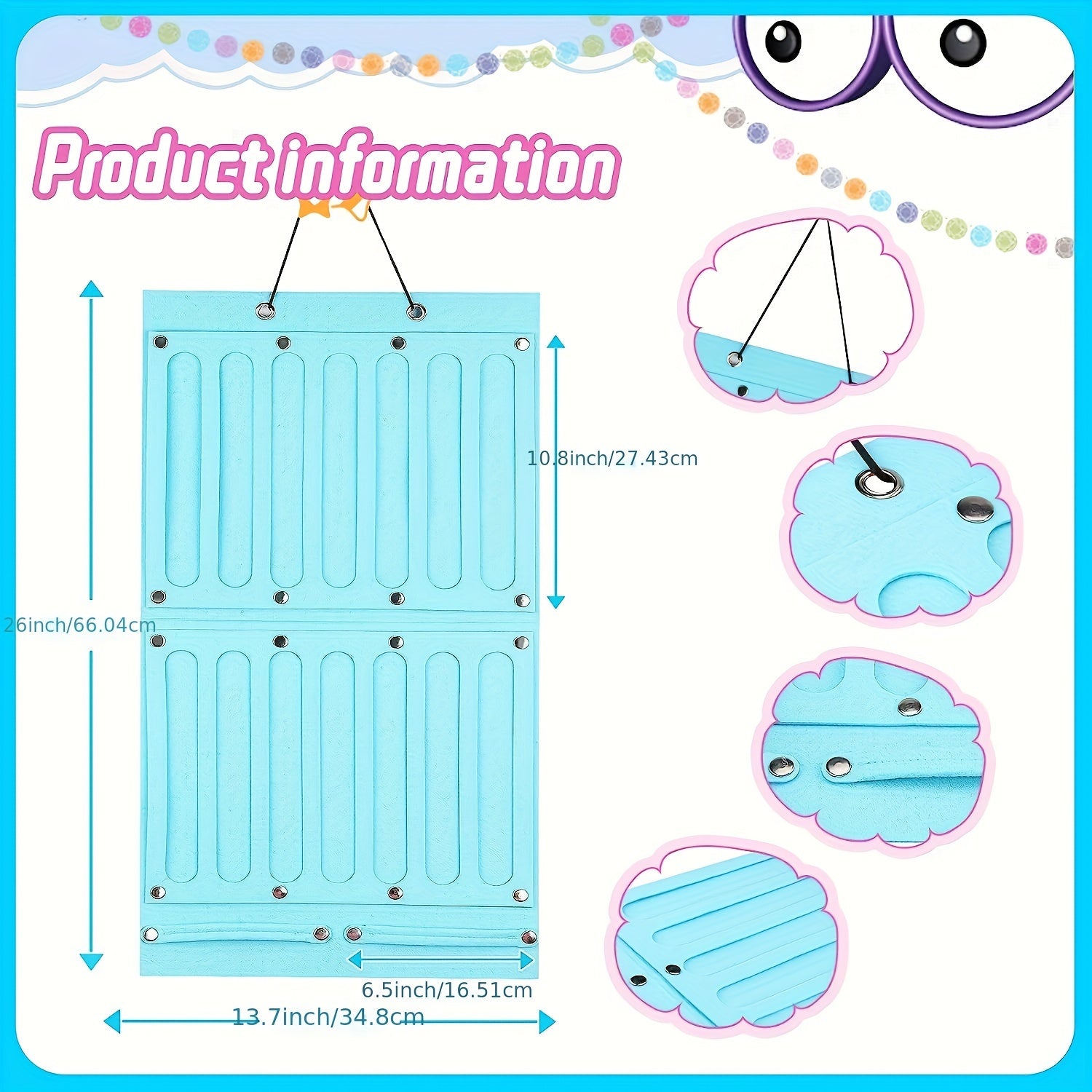 Women's Hair Clips Storage Bag with Bow Design for Organizing Headbands and Hair Accessories