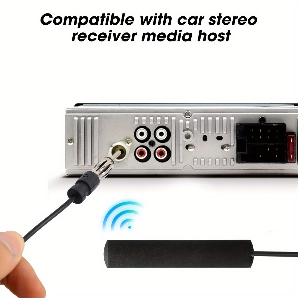 Universal Car Radio FM Signal Booster Antenna 5m Battery-Free Automotive Accessory