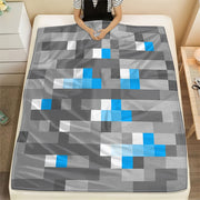 Diamond Mine Print Throw Blanket Soft Versatile for Couch Bed Camping