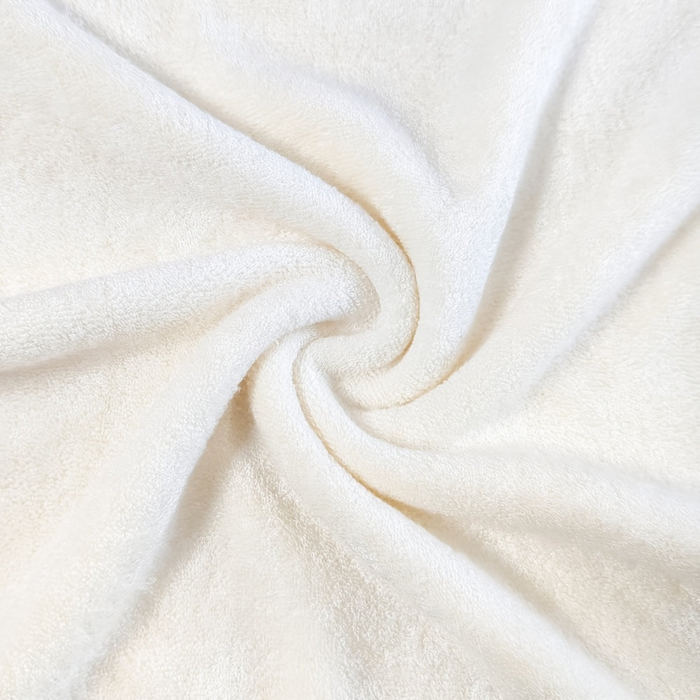 Baby Bath Towel Set with 2 Muslin Washcloths for Newborns and Infants Reusable Soft