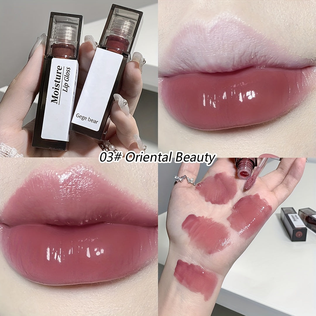 Hydrating Berry Lip Gloss for Full Glossy Lips Moisturizing Tinted Makeup