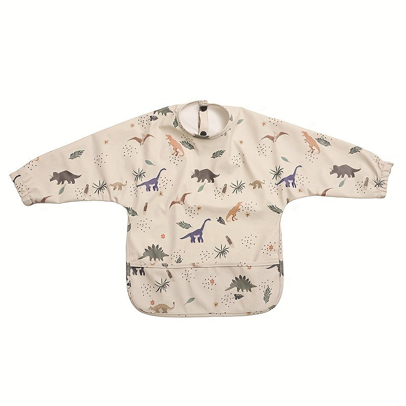 Baby Bib Long Sleeve Feeding Bib for Boys and Girls Kids Smock