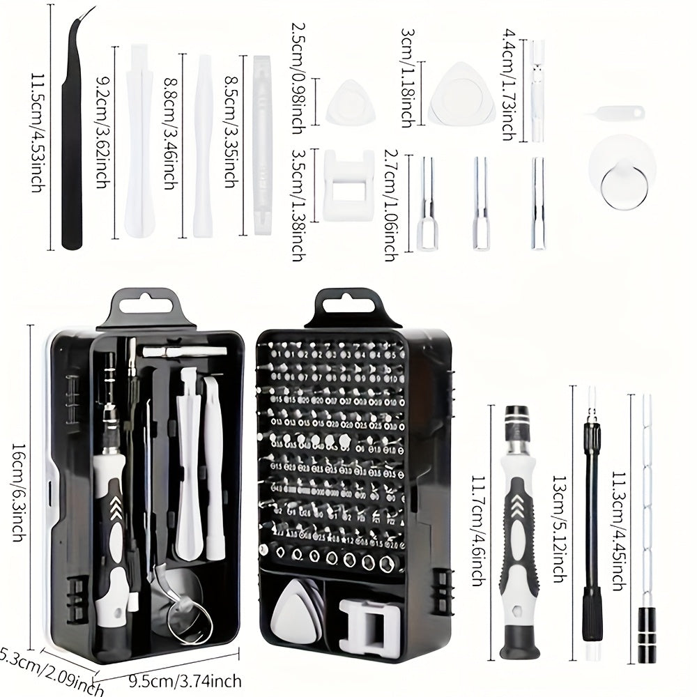 Набор отверток из 115 предметов для ремонта телефонов, часов, электроники