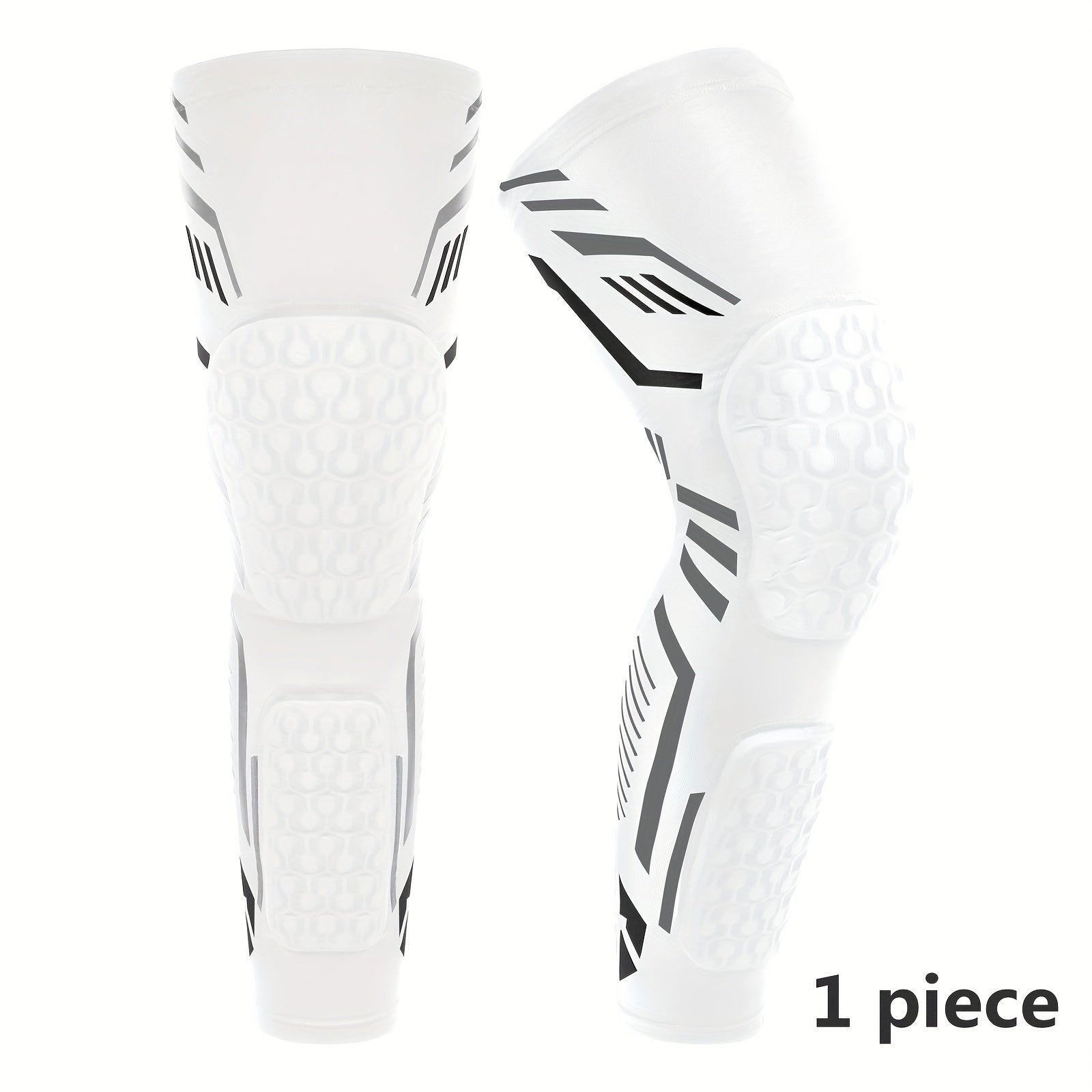 Sports Knee Pads Set Breathable Compression Honeycomb Padding for Patella Stabilization for Basketball Cycling Soccer Rugby