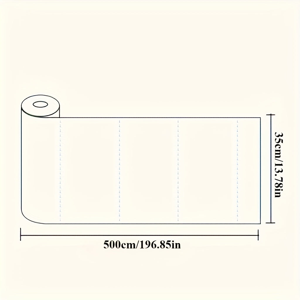 3D Foam Wall Sticker Self-Adhesive Tile Wallpaper 35cm x 5m for Home Decor in Living Room Kitchen Classroom