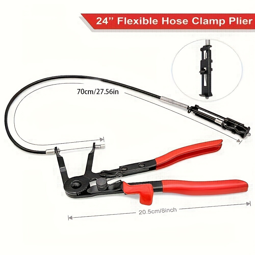 Flexible Hose Clamp Pliers 60.96cm Iron Spring Tool for Car Radiators
