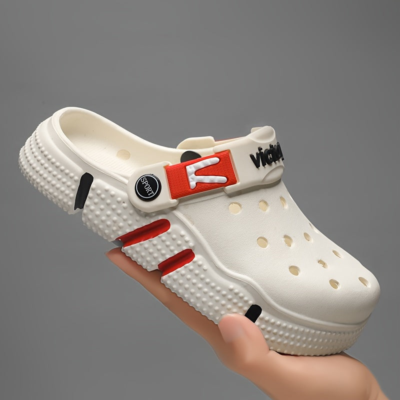 Kids Indoor Shoes Boys Girls Breathable EVA Slip-On Non-Slip Casual All-Season