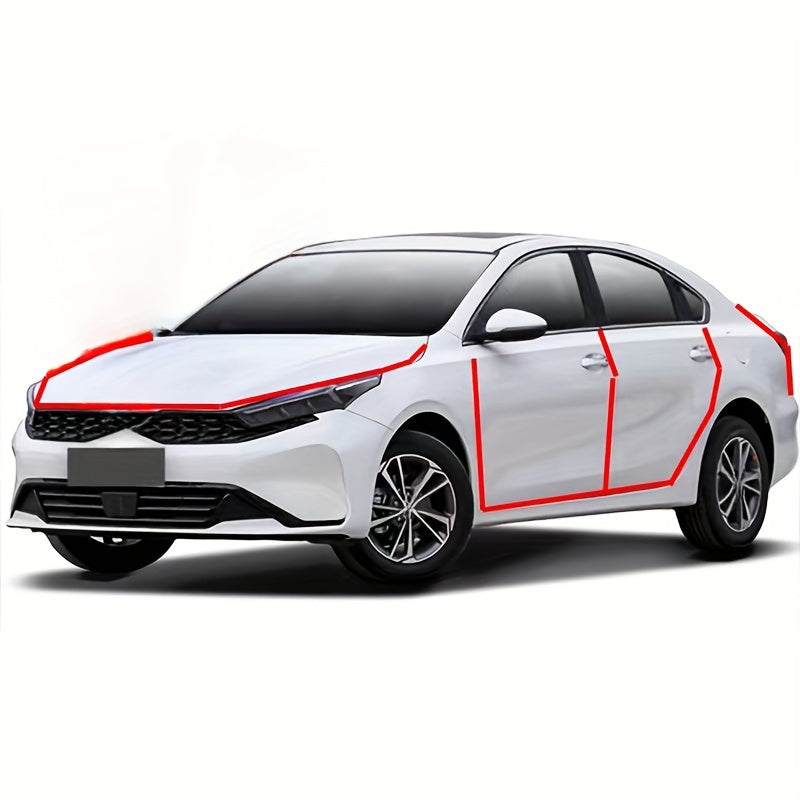 Automotive Rubber Door Seal Strip Double-Layer Noise Reduction Universal Fit