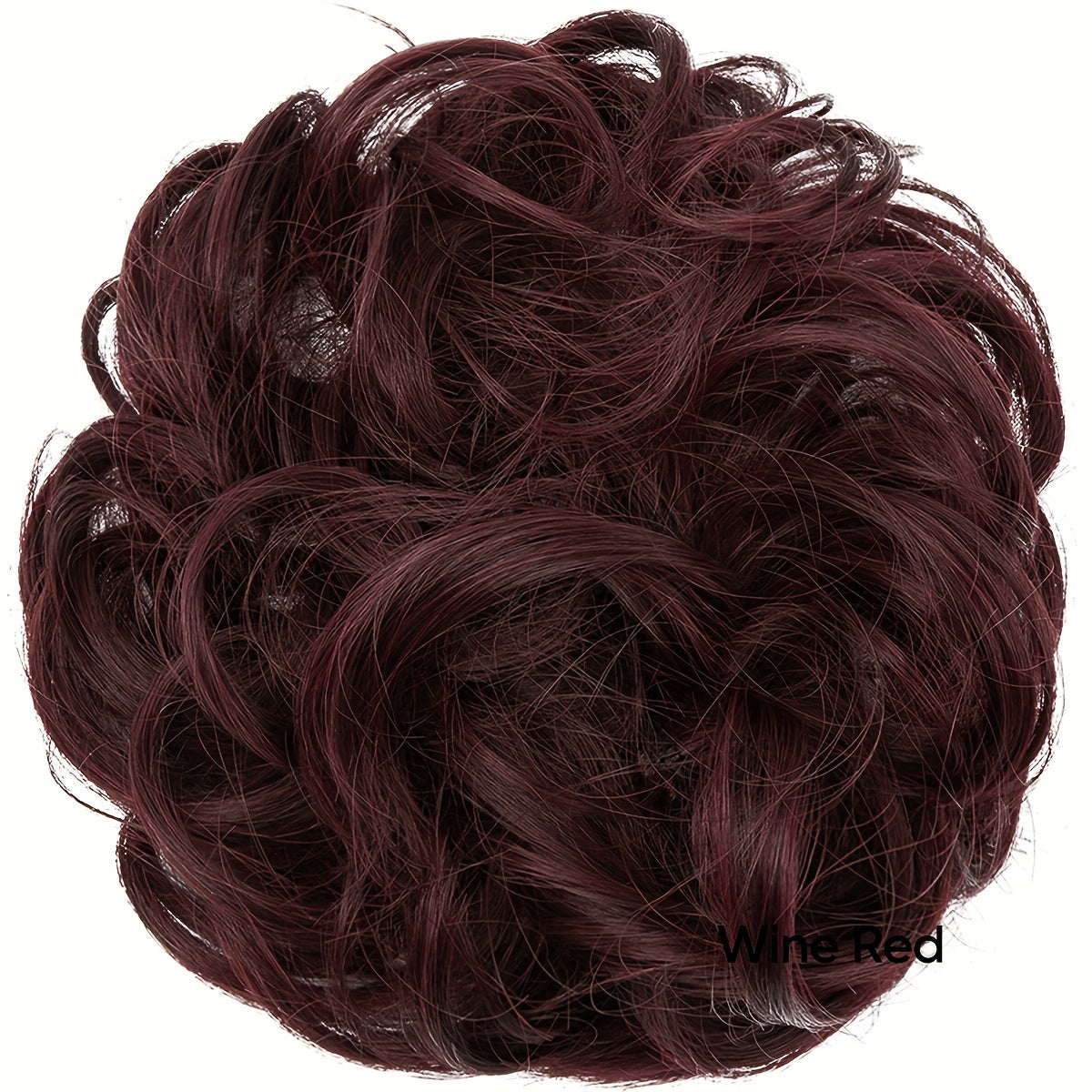 Women High-Temperature Fiber Wig with Sewn PET Hair Tie Elegant Style
