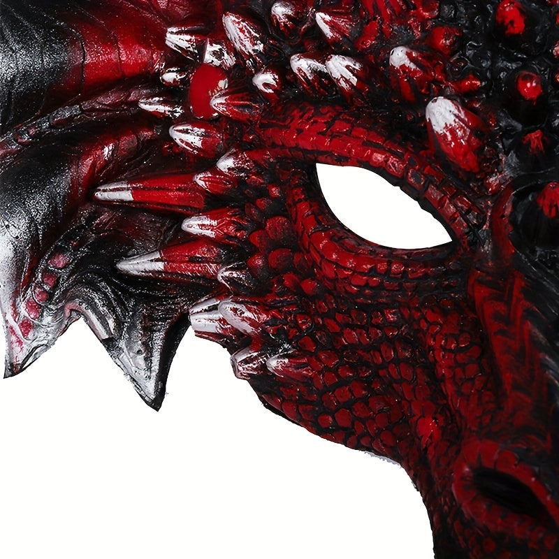 Dragon Mask Cosplay Costume Mask for Halloween and Parties Made of PU Material