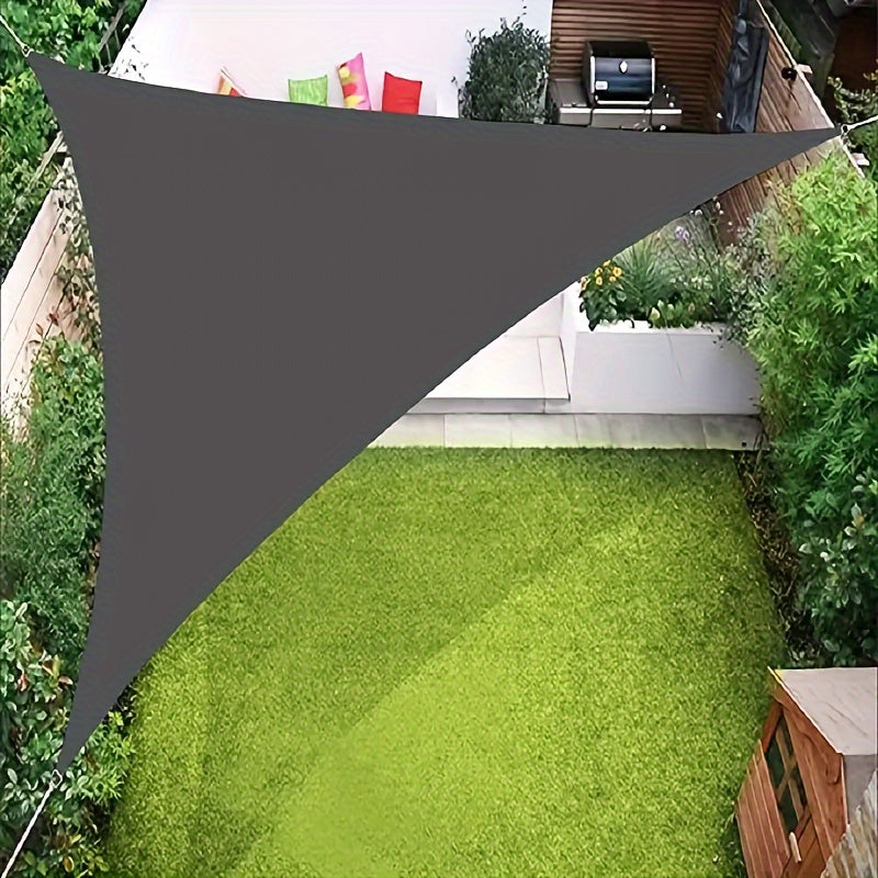 Outdoor Triangle Canopy Sunshade for Terrace Garden Yard Deck Foldable Rain Sun Protection