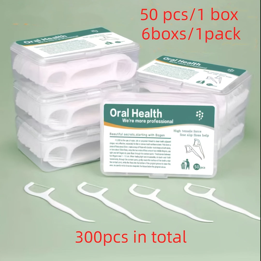 Disposable Dental Floss Stick Ultra-Fine Oral Care Portable Boxed