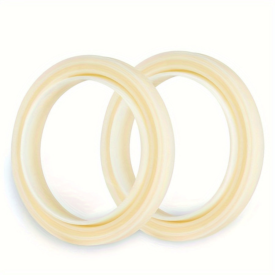 2 piezas de junta de anillo de vapor de silicona de 54 mm para máquinas de espresso, color beige, resistente al calor