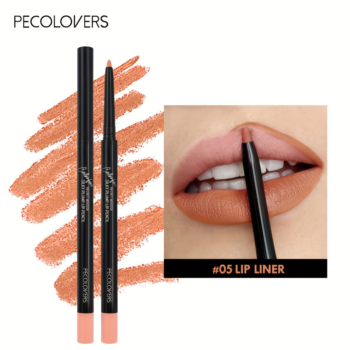 Women's Waterproof Matte Lip Liner Pencil Long-Lasting Makeup