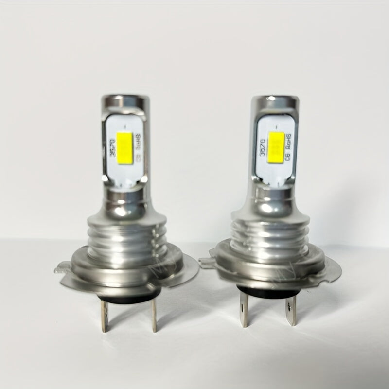 2PCS Bombillas LED para faros de coche 6000K Blanco, luz alta y baja, lámparas antiniebla para conducción