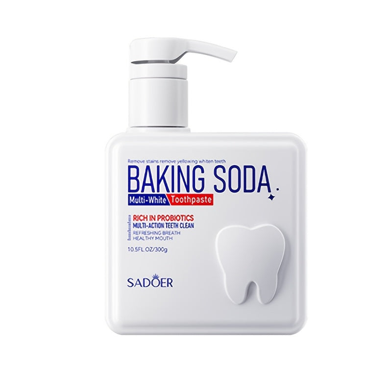 300g Baking Soda Probiotic Toothpaste for Deep Cleaning and Whitening