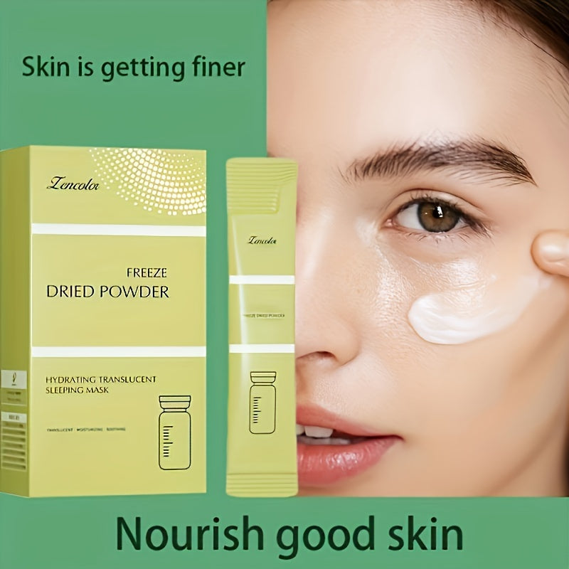 Hypoallergenic Moisturizing Sleep Masks for All Skin Types, 20 Disposable Facial Masks