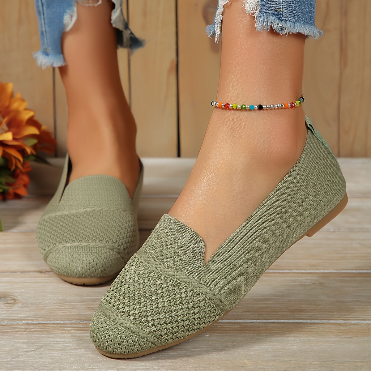 Women's Casual Breathable Flat Shoes for Summer Comfort