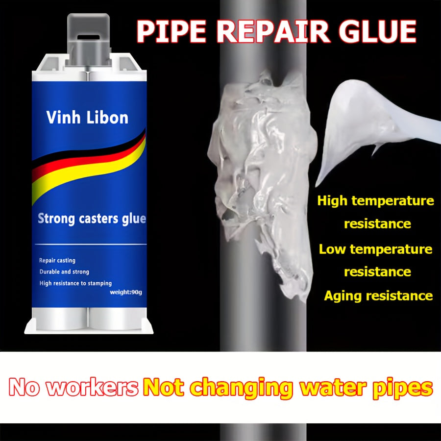 90g High-Temperature Resistant Metal Epoxy Glue for Pipe Repairs