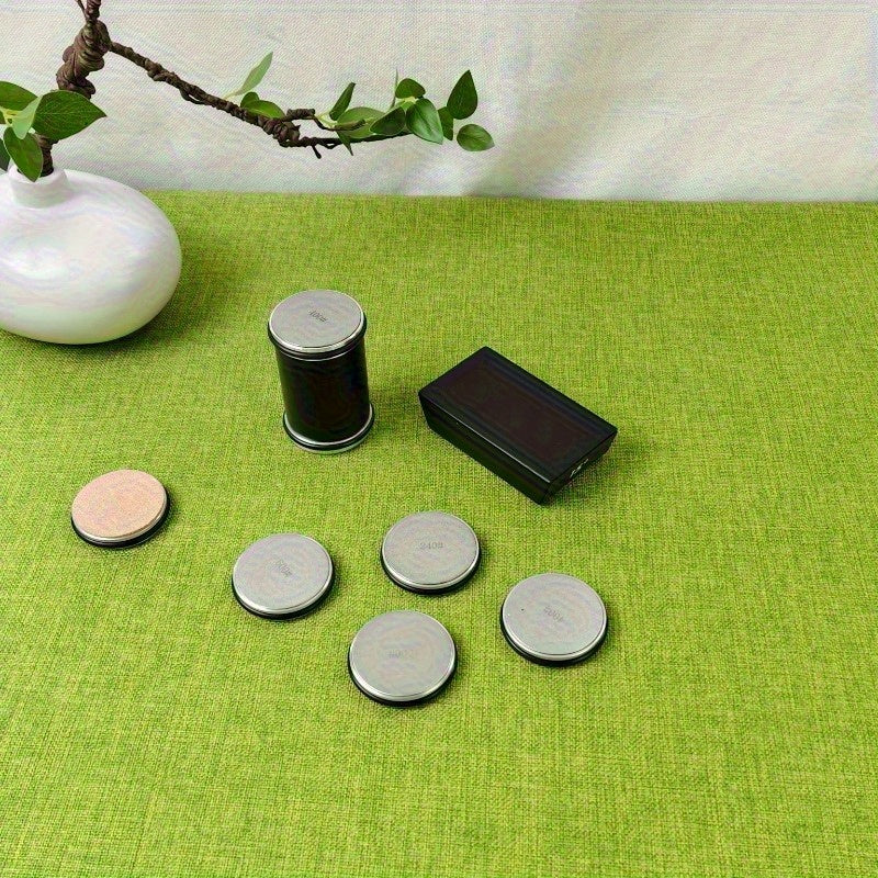 Комплект точильных роликов с двумя точками для заточки роликов с прямым краем, для кемпинга на открытом воздухе, промышленный алмазный нож