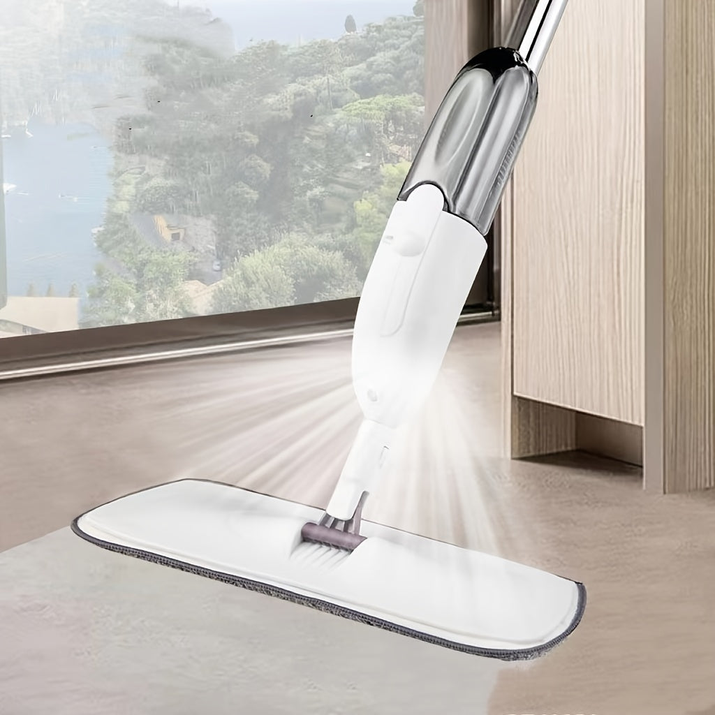 Stainless Steel Spray Mop for All Floor Types Hands-Free Wash Durable Cleaning Tool