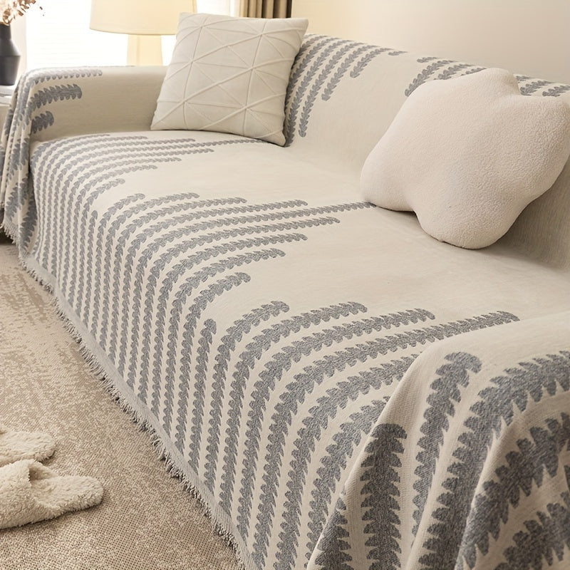 Chenille Sofa Slipcover All Seasons Modern Simple Furniture Protection Home Decor