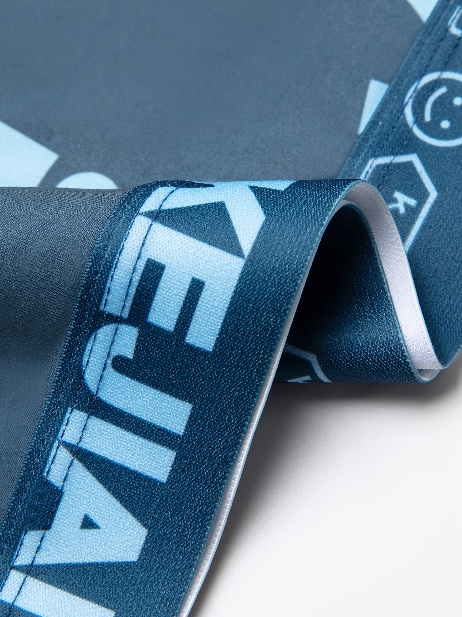 Men's Breathable Ice Fabric Underwear 4-Piece Set with Elastic Waistband