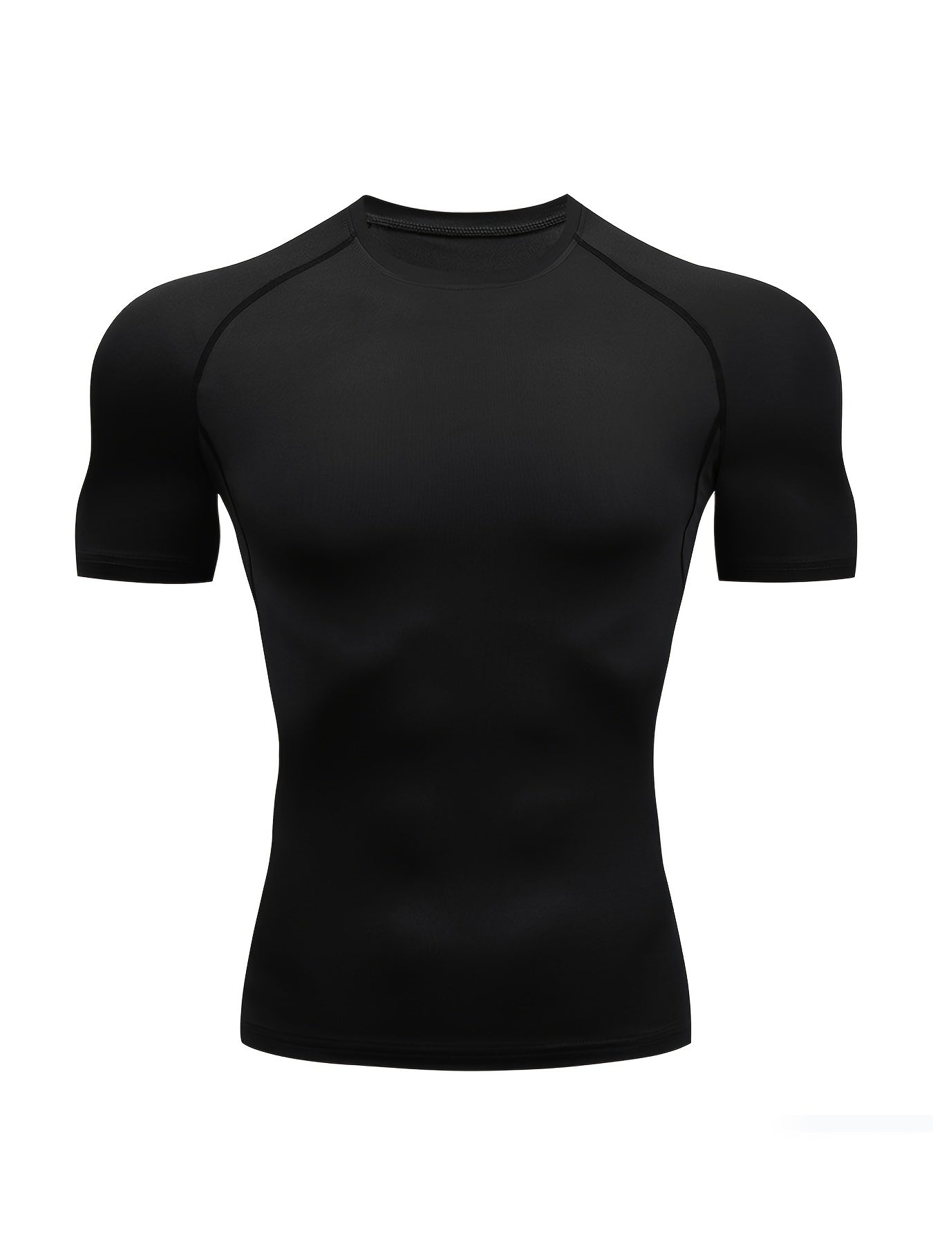 Men's Breathable Quick-Drying Stretch Sports Top for Outdoor Training