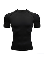 Men's Breathable Quick-Drying Stretch Sports Top for Outdoor Training