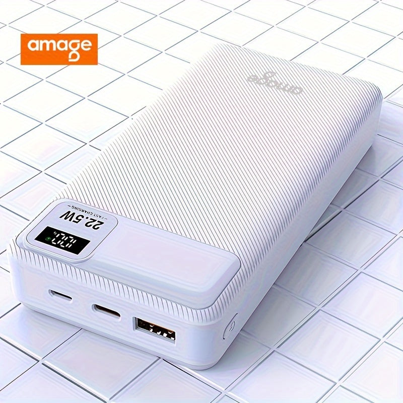 20000mAh Power Bank 22.5W Portable Battery Charger with USB Dual Use