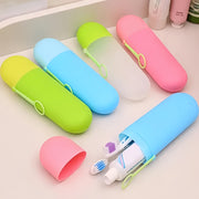 Travel Toothbrush and Toothpaste Storage Box Portable Organizer