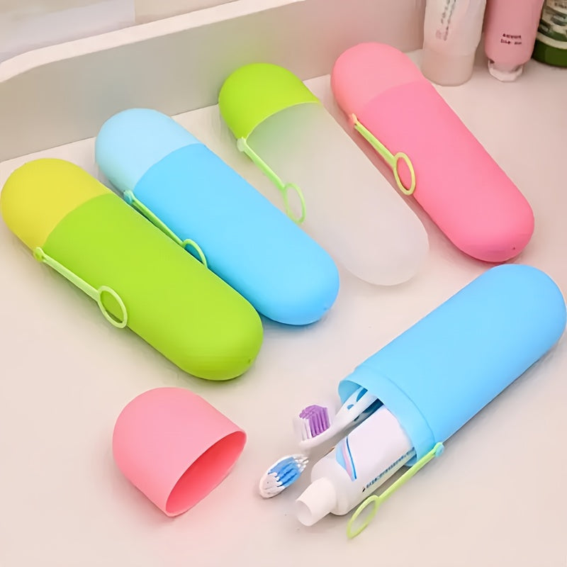Travel Toothbrush and Toothpaste Storage Box Portable Organizer