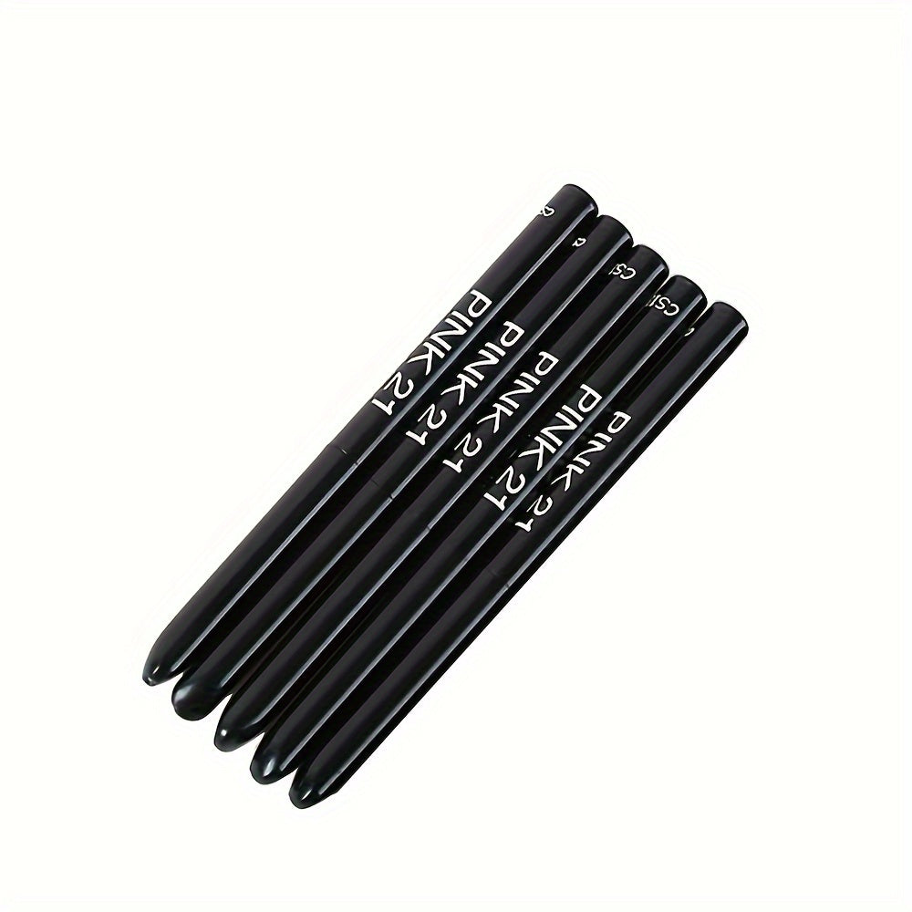 Women Black Waterproof Eyeliner Pencils 2 Pack Long-Lasting Smudge-Proof