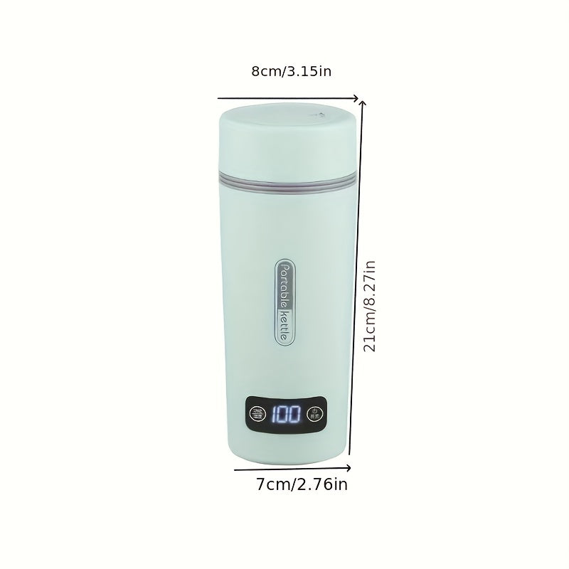 Electric Water Bottle Portable Mini 300W 500ml Safe Auto Shut-Off