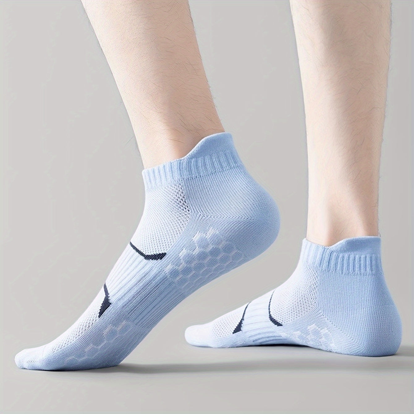 Men's Athletic Socks 6 Pairs Lightweight Breathable Summer Running Outdoor Unisex