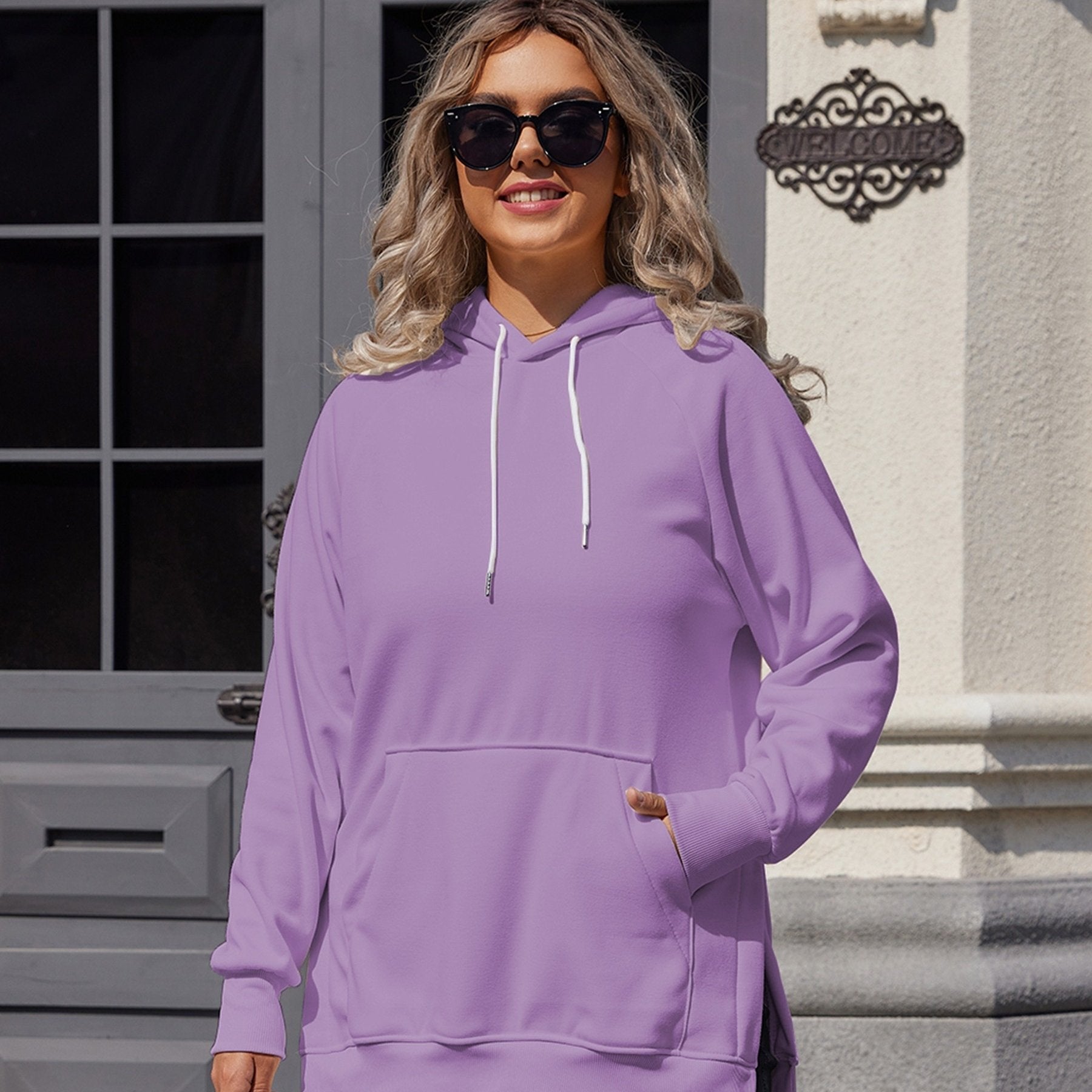 Sudadera con capucha de algodón de talla grande con cordón y estilo casual de manga larga

Source:
Plus Size Cotton Split Drawstring Hoodie Casual Long Sleeve Sweatshirt