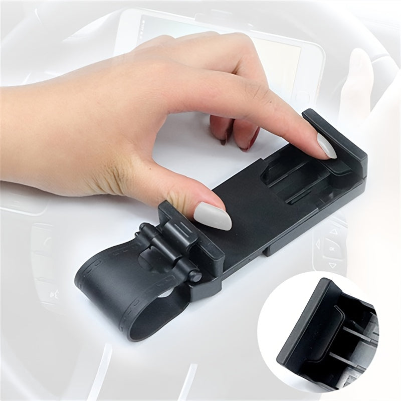 Rul uchun avtomobil telefon tutgichi Universal sozlanadigan mobil telefon o'rnatgichi