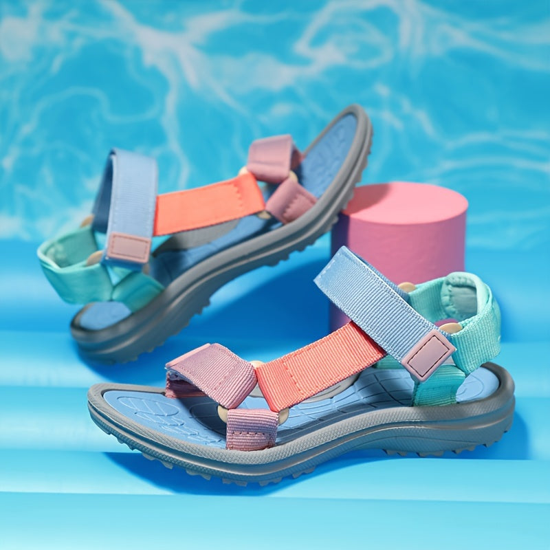 Girls' Summer Open Toe Sport Sandals Lightweight Breathable EVA Casual