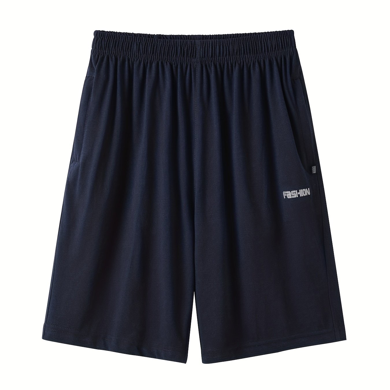 Мужские шорты большого размера из хлопкового микса с напечатанными буквами для летних спортивных мероприятий