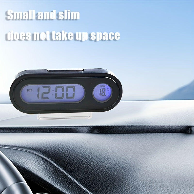 Raqamli Avtomobil Harorat Soati LED Yorqin Raqamli Soat Transport uchun