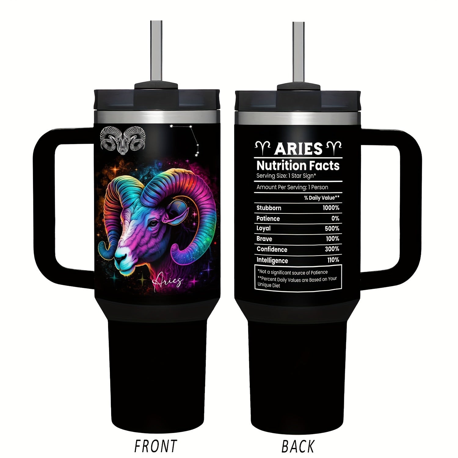 40oz Insulated Stainless Steel Water Bottle with Lid and Straw for Travel and Summer