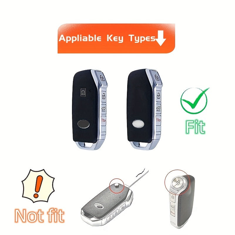 Soft TPU Key Fob Cover for Car Key Protector Skin for SUV Sedan Accessory