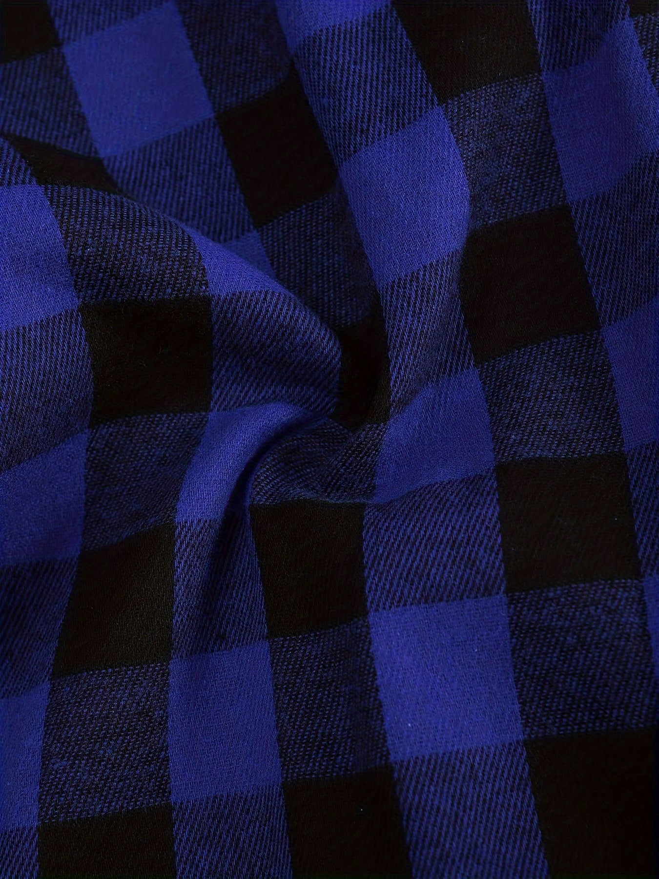 Мужской комплект из фланелевых пижамных штанов с рисунком в клетку, с эластичным поясом, для отдыха, весна и осень, 50% хлопок, 50% полиэстер