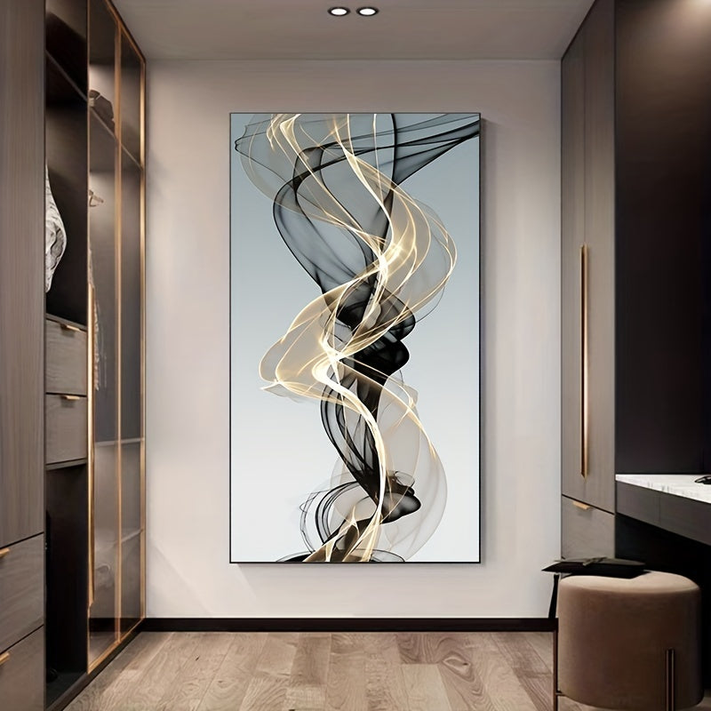 Nordic Modern Abstract Ribbon Oil Painting Canvas Wall Art for Living Room Bedroom Home Decor