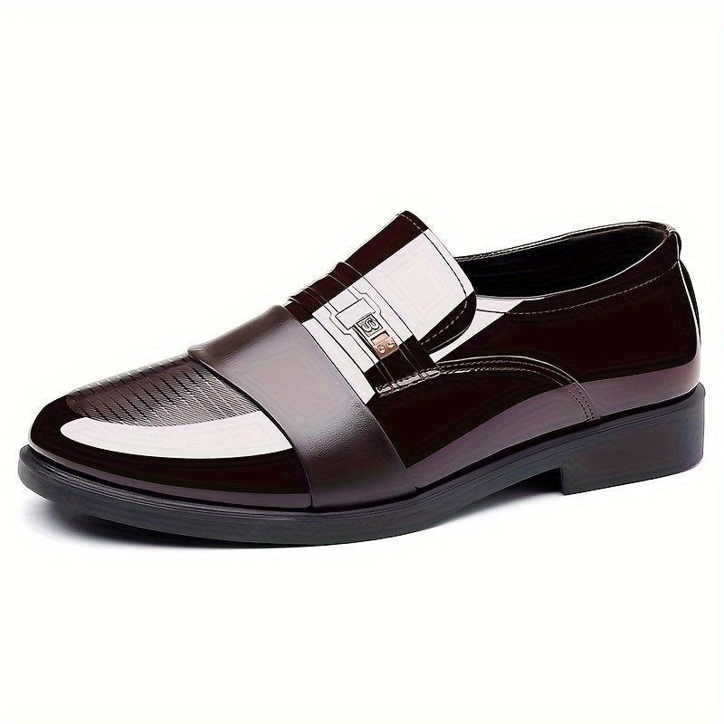 Men's Business Shoes Slip-On Formal Casual Breathable Pointed Toe Spring Fall